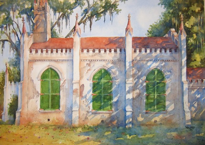 With his “Chapel in the Woods” piece, David Waldrip, who serves on the Mississippi Watercolor Society’s board, is one of three Mississippi artists who received honorable mention in this year’s Grand National Watercolor Exhibition.