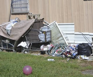 Westside Trailer Park, home to a mostly Hispanic community, is in walking distance to Peco Foods and is in deplorable condition.