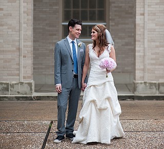 Writer Nell Knox and artist William Goodman married June 1, 2014.