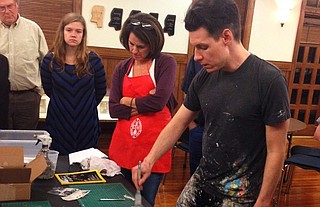 Jackson’s artist community gives people many avenues to stretch their creative muscle, including a four-week class taught by William Goodman (pictured far right).