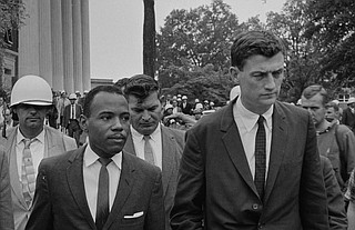 John Doar (right) with James Meredith