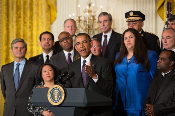 President Obama offers remarks on immigration reform.