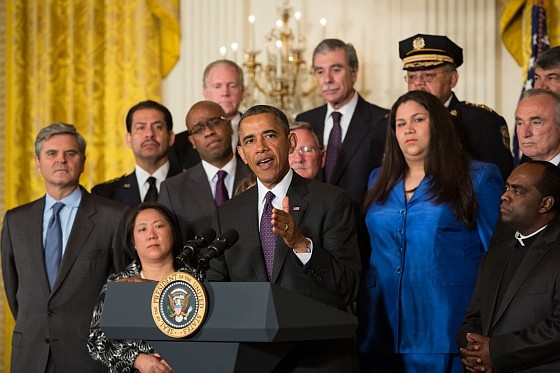 President Obama offers remarks on immigration reform.