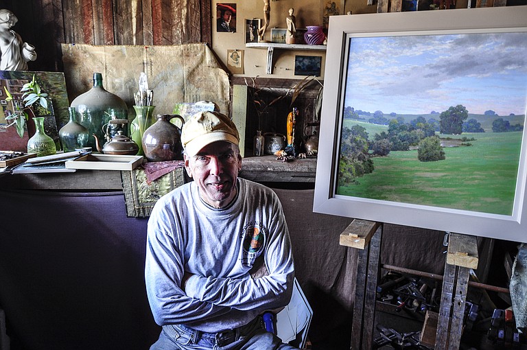 Artist Richard Kelso is always looking for the perfect landscape to paint.