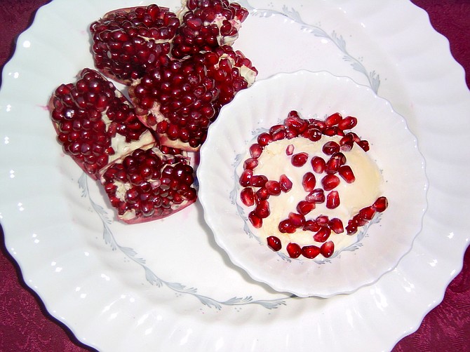 This season, better your healthy by eating antioxidant-rich pomegranates. Photo courtesy Jane Flood