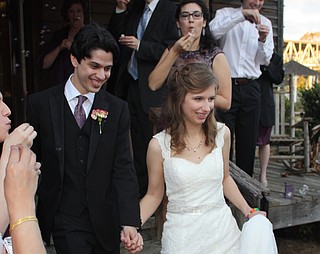 Sophia Halkias married Neil Maneck at the Mississippi Agriculture and Forestry Museum Nov. 29, 2014. Photo courtesy Sophia Halkias