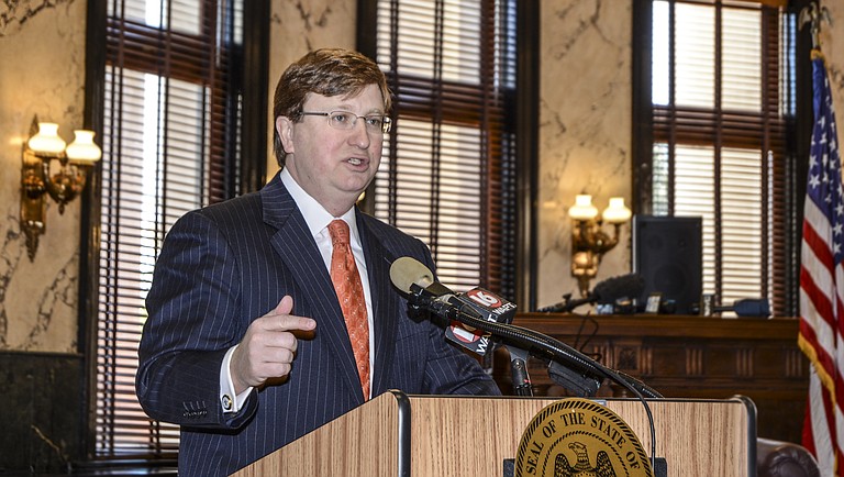 Lt. Gov. Tate Reeves held a press conference at the Capitol Monday morning to discuss his plans for the 2015 session, which include tax cuts, making changes to the Mississippi Adequate Education Formula and requiring transparency from public hospitals.