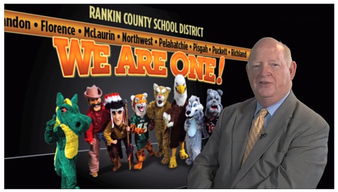 Instead of rejecting students' requests to form a Gay-Straight Alliance, Rankin County School District Superintendent Lynn Weathersby took a more nuanced approach. He introduced a new requirement for students attempting to form or join a club: a parent's signature. Photo courtesy Rankin County Schools/Vimeo