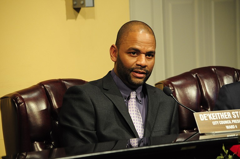 Ward 4 Councilman De’Keither Stamps (pictured) and other city officials expressed concern over a proposed legislative bill that would establish a regional wastewater authority in Hinds County.