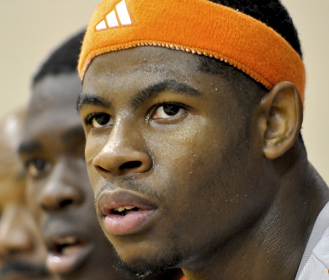 Malik Newman led the Callaway High School Chargers as they faced Provine High School in the packed Forest Hill High School gym Feb. 6.