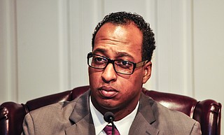Jackson Ward 2 Councilman Melvin Priester Jr. argued at a recent hearing that building a new wastewater plant in Rankin County goes against basic environmental principles.