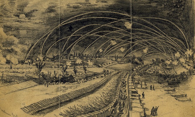 “Perspectives of the Press,” an event in conjunction with “Civil War Drawings: The Becker Collection,” is April 11 at the Mississippi Museum of Art. “Siege of St. Petersburg: Charge into the Crater” by Andrew McCalllum (July 30, 1864), Photo courtesy Mississippi Museum of Art