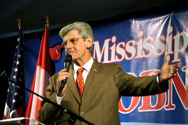 First-term Gov. Phil Bryant picked up a Republican primary challenger Thursday, the day before candidates' deadline to qualify for statewide, regional and legislative races.