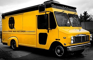 The big yellow van will be parked in front of Offbeat (151 Wesley Ave., 601-376-9404) Sunday, March 15, from 2 to 5 p.m. Shoppers will be able to pick up limited-edition Third Man merchandise, including vinyl, books and t-shirts, as the van blasts the label's latest tunes. Photo courtesy Third Man Records