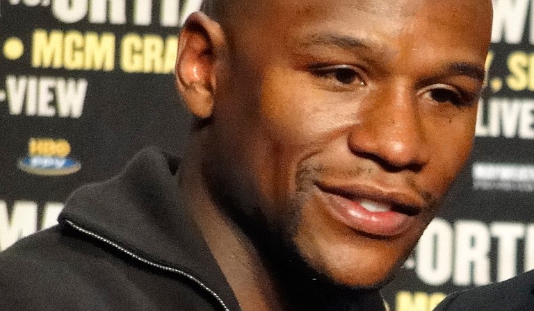 Undefeated boxer Floyd Mayweather Jr. has a history of domestic violence. Photo courtesy Bryan Horowitz