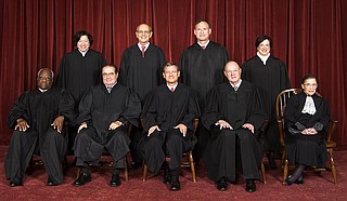 If the plaintiffs prevail in the Republican-supported case, the Supreme Court justices could annul federal subsidies helping around 7.7 million people afford coverage in more than 30 states. Photo courtesy U.S. Supreme Court