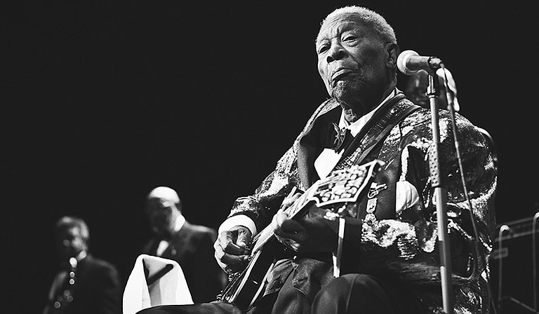 For generations of blues musicians and rock 'n rollers, B.B. King's plaintive vocals and soaring guitar playing style set the standard for an art form born in the American South and honored and performed worldwide. Photo courtesy Flickr/Justin Block