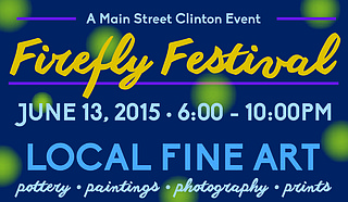 This year's festival, which is an open-air artist showcase held in Olde Towne Clinton, is the first one that will focus on fine art rather than crafts. Photo courtesy Clinton Main Street