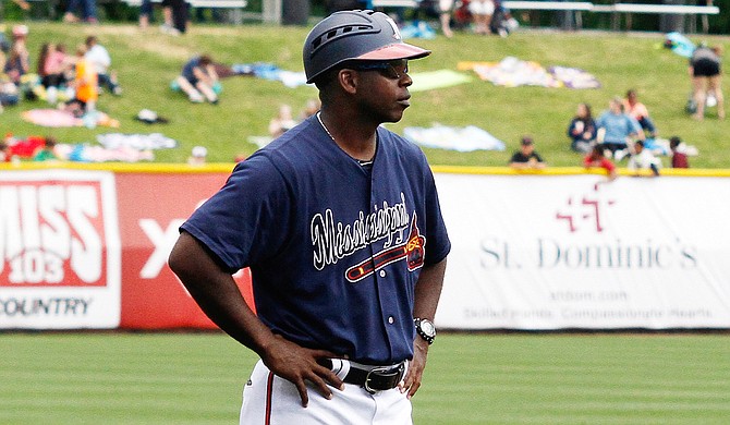 Mississippi Braves Manager Aaron Holbert wants the minor league team’s players to know that he understands the toil of MILB. Photo courtesy Mississippi Braves