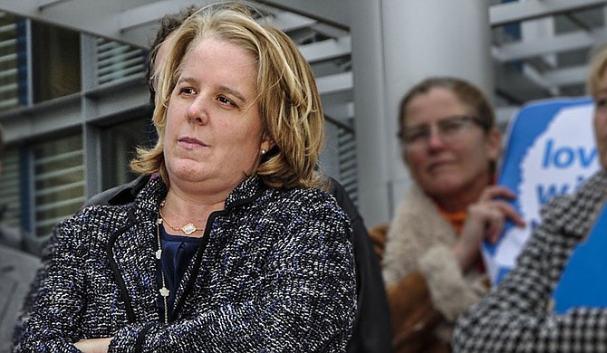 Roberta Kaplan, the lead counsel attorney for the plaintiffs in the Campaign for Southern Equality v. Bryant case, kept it brief after Judge Reeves' ruling was affirmed on Thursday telling the AP, "It's over." Photo courtesy Trip Burns/File Photo