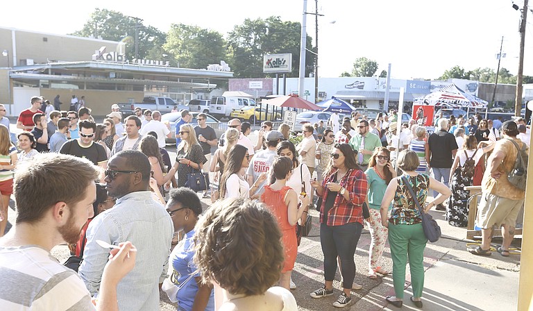 The Fondren neighborhood, which hosts events like Fondren's First Thursday (pictured), could soon be home to a new hotel and manufacturing facility.