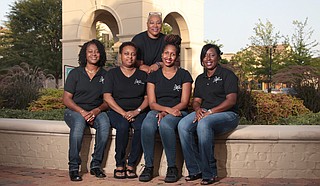 Butterflies by Grace Defined by Faith board members include (from left to right) Shirley Perry, Jacqueline Cavett, Eva Jones (top center), Allison Hickman and LaTonya Robinson Kanonu. Photo courtesy Frank Wilson Photography