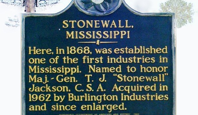 In Stonewall, named for Confederate General Thomas Jonathan "Stonewall" Jackson, the racial demographic breakdown—75 percent white and 24 percent black—doesn't quite mirror the state's overall population, which is 37 percent black. Photo courtesy Facebook