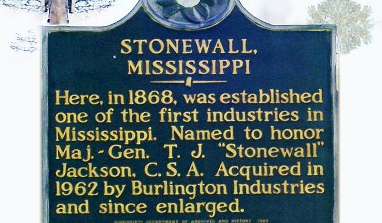 In Stonewall, named for Confederate General Thomas Jonathan "Stonewall" Jackson, the racial demographic breakdown—75 percent white and 24 percent black—doesn't quite mirror the state's overall population, which is 37 percent black. Photo courtesy Facebook