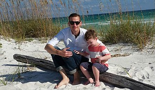 Josh Buckhalter (pictured with his son Ian) said they might consider the ESA program for Ian’s education, but this fall, Ian will attend Gary Elementary School in Byram. Photo courtesy Buckhalter Family