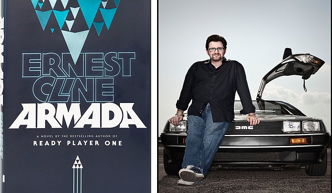 Author Ernest Cline signs copies of his book, “Armada,” Thursday, July 30, at Lemuria Books. Photo courtesy Dan Winters