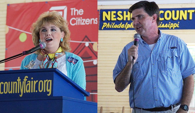 The state auditor Republican primary race is between Madison County Mayor Mary Hawkins Butler (left) and two-terms-strong incumbent Stacey Pickering (right). Arielle Dreher