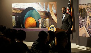 Mayor Tony Yarber sought to strike an inspirational tone in his State of the City address, where he challenged young people to take responsibility for Jackson's future.
