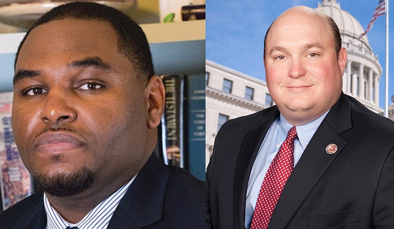 Jarvis Dortch (left) and Brad Oberhousen (right) face off in one of the marquee Hinds County legislative races on Aug. 4. Photo courtesy Jarvis Dortch Campaign/Mississippi House of Representatives