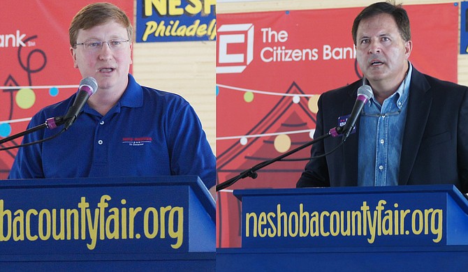 Incumbent Republican candidate Tate Reeves (left) will face Democratic challenger Tim Johnson (right) in the November election for lieutenant governor. Arielle Dreher