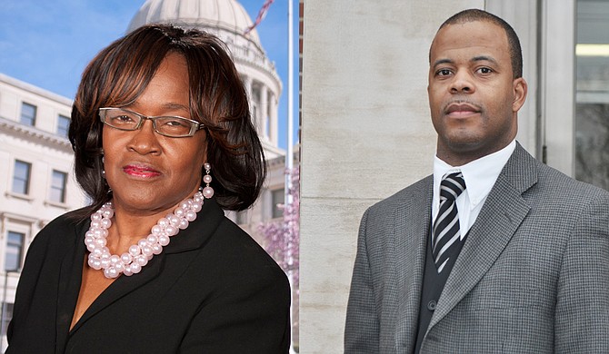 On Aug. 25, Rep. Mary Coleman (left) and Robert Amos (right), the director of an education-services company, square off in the Democratic runoff for the state transportation commission. Photo courtesy Mississippi Legislature/Photo courtesy Robert Amos