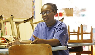 Yolanda “Lala” Kirkland has been at Stewpot Neighborhood Children’s Program for 17 years, working with homeless middle and high-school students to make sure they graduate high school and, hopefully, college.