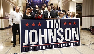 Tim Johnson, the Democratic candidate for lieutenant governor, called on Tate Reeves to debate him in public forums before the Nov. 3 election.