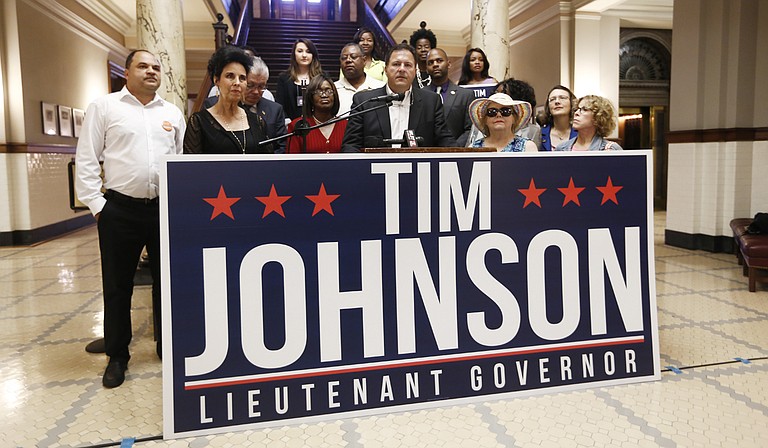 Tim Johnson, the Democratic candidate for lieutenant governor, called on Tate Reeves to debate him in public forums before the Nov. 3 election.