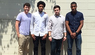 (Left to right) Judson Wright, Vincent McMurtery, Ben Atkinson and Vinson McMurtery are Madison-based R&B-funk fusion group The CUT. Photo courtesy The CUT