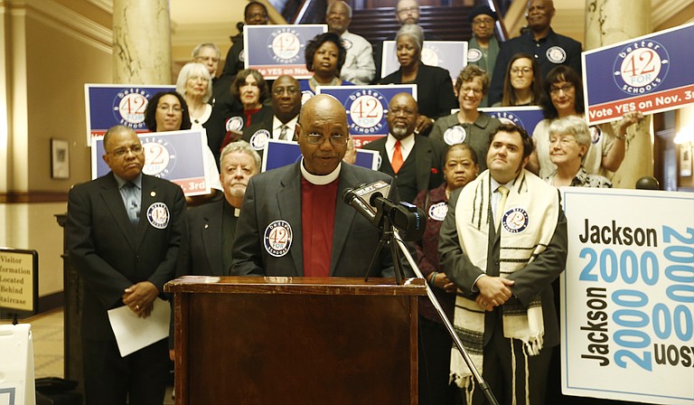 Bishop Joseph Campbell, the vice chair of the Mississippi Religious Leadership Conference board of directors, said he is in support of Initiative 42 to sever the ties of the school-to-prison pipeline.