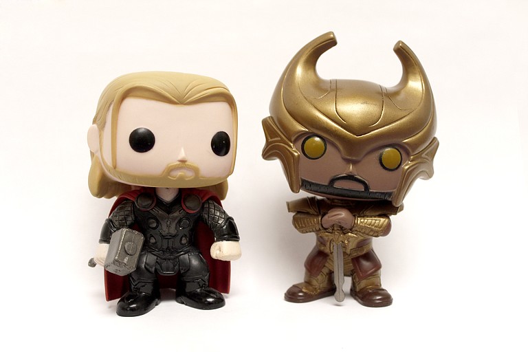 This November, find ways to take care of your beard, like Marvel Comics characters Thor and Heimdall.