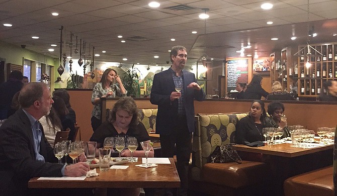 Sommelier Norm Rush was one of the hosts for this BRAVO! Italian Restaurant’s Dec. 6 Champagne and sparkling wine tasting.