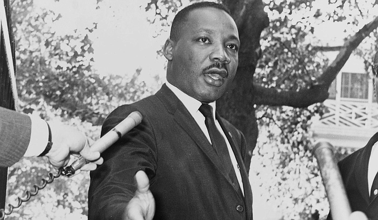 Civic leaders, activists, artists and others are celebrating, marching and paying homage Monday to Martin Luther King Jr., marking the 30th anniversary of the federal holiday honoring the slain civil rights leader. Photo courtesy Library of Congress/Dick DeMarsico