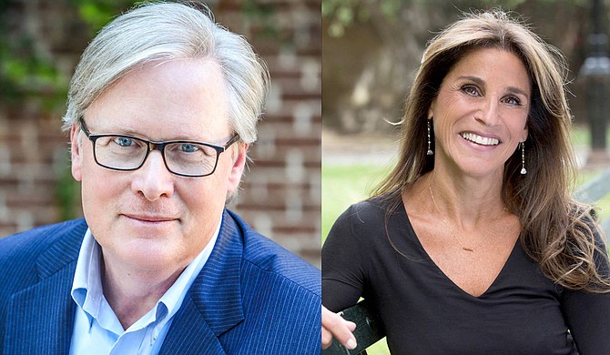 (Left to right) Authors John Donvan and Caren Zucker give a lecture and sign copies of their book, “In a Different Key: The Story of Autism,” on Wednesday, Jan. 27, at Millsaps College’s Gertrude C. Ford Academic Complex. Photo courtesy Ralph Alswang/Heidi Gutman