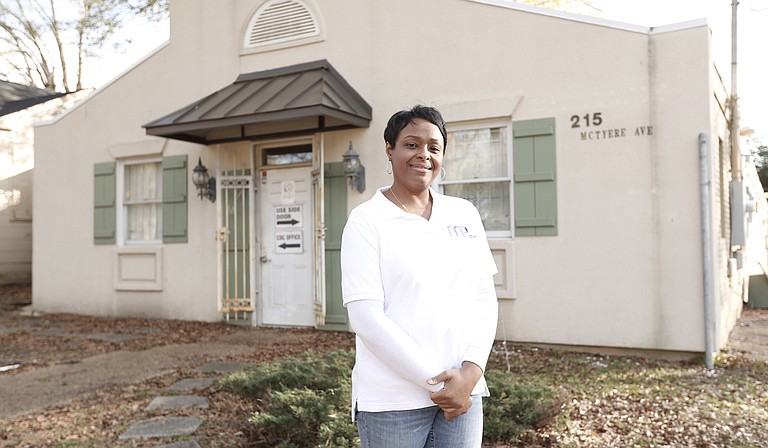Ellen Collins is the director of Midtown Partner’s Prosperity Center, which offers services like GED training and life-skills courses to local residents.