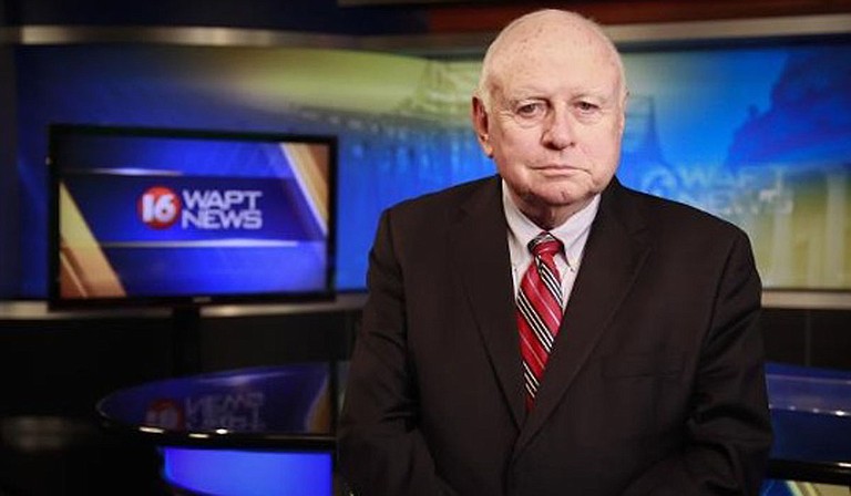 Bert Case, whose booming voice and aggressive reporting defined television news in Mississippi from its infancy until last year, has died. Photo courtesy 16 WAPT