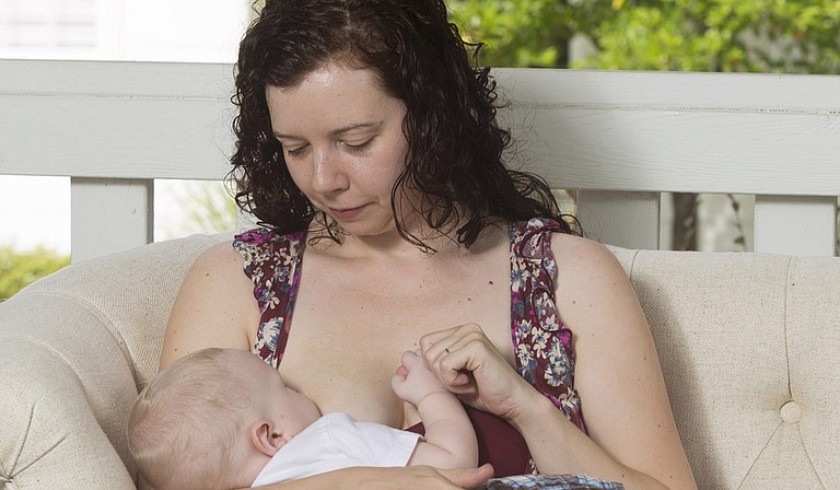 Jacqueline Hammack (pictured with her son Morris) said the breastfeeding bill will give women full access and time to breastfeed (or pump) in their workplace—something that many women currently do not have. Photo courtesy Sharon Coker