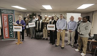 Working Together Jackson board members spoke out against the airport “takeover” bill on Feb. 17.