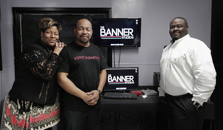 (Left to right) Boys & Girls Club of Central Mississippi President and CEO Penney Ainsworth, Sonic Signature owner Leroy Jones Jr. and BGCCM Vice President of Operations Ron Thornton worked together to create The Banner Studios at the Boys & Girls Club Capitol Unit.