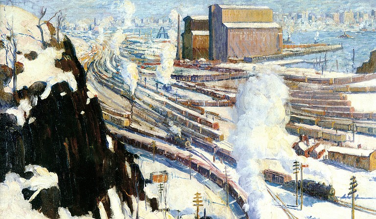 The exhibit “Leon Kroll’s ‘Terminal Yards’ and Artists from the Armory Show” runs through Sept. 4 at the Mississippi Museum of Art. Photo courtesy Mississippi Museum of Art 